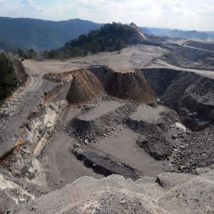 Mining coal