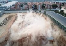 Safe, controlled blasting at Midrand office park