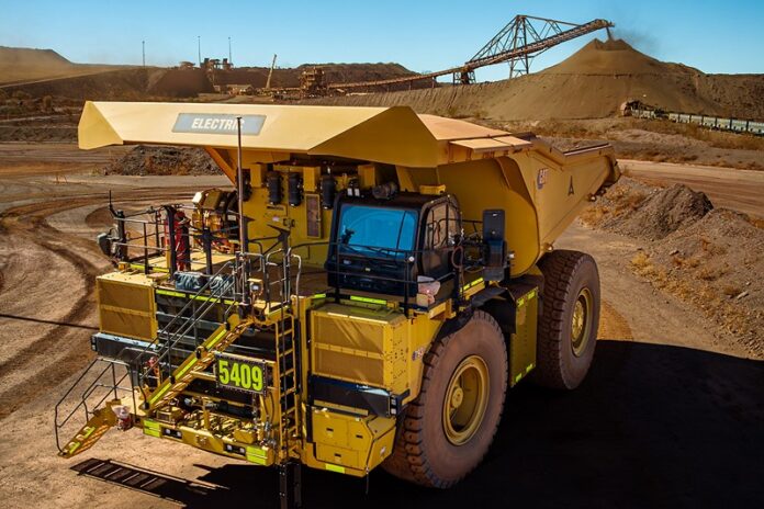 BHP, Rio Tinto and Caterpillar launch battery-electric haul truck trial